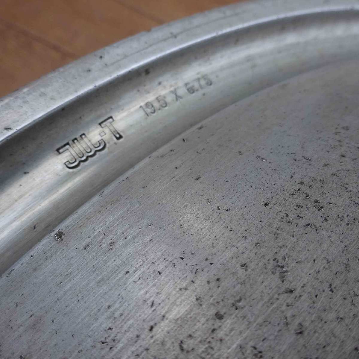 ■2本SET■NO,B5344■会社宛 送料無料■19.5×6.75■アルコア 鍛造 FORGED トラック アルミ■8穴 PCD 285mm +147 ハブ径221 穴径32.5 大型_画像4