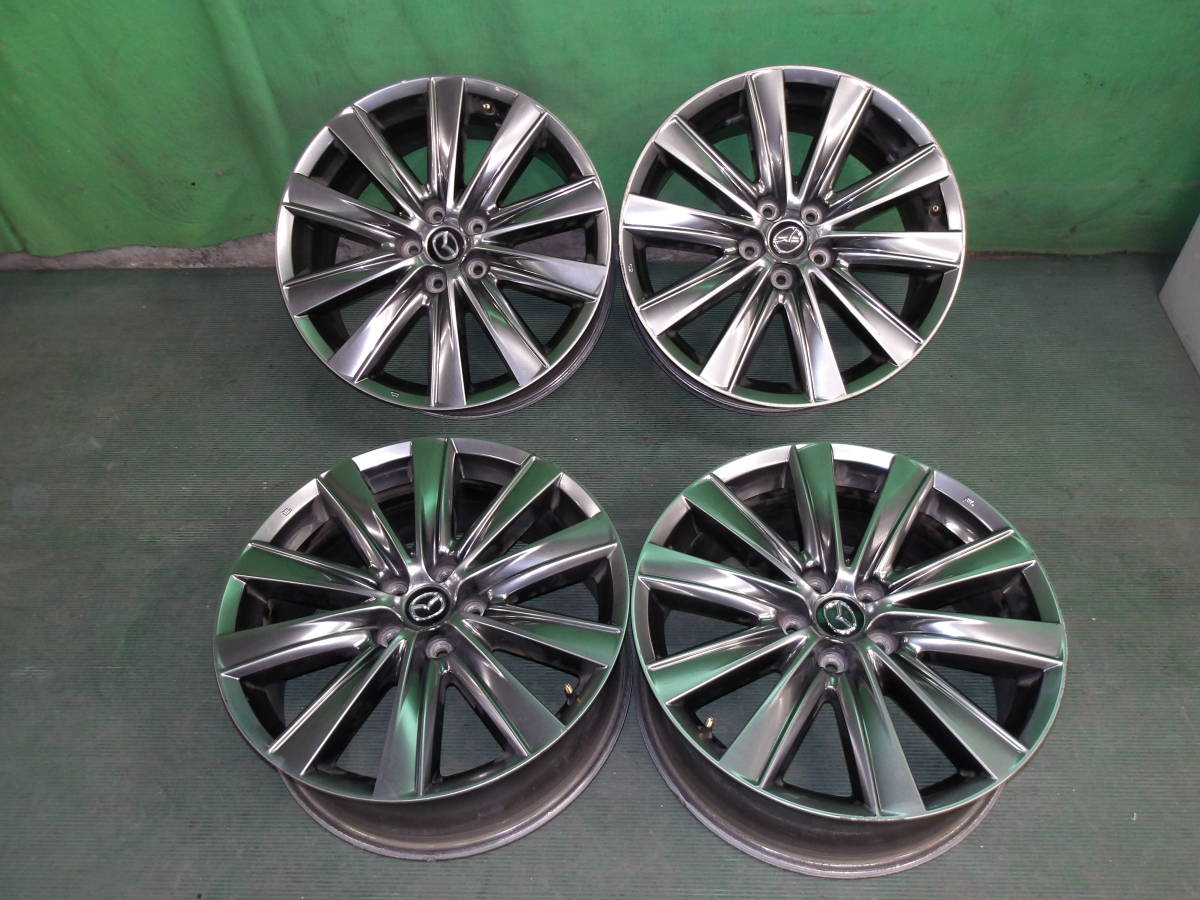 ☆ホイール　MAZDA　マツダ　純正　19×7.5J　+45　PCD114.3　5H　シルバー　19インチ　アテンザ　4本☆_画像1