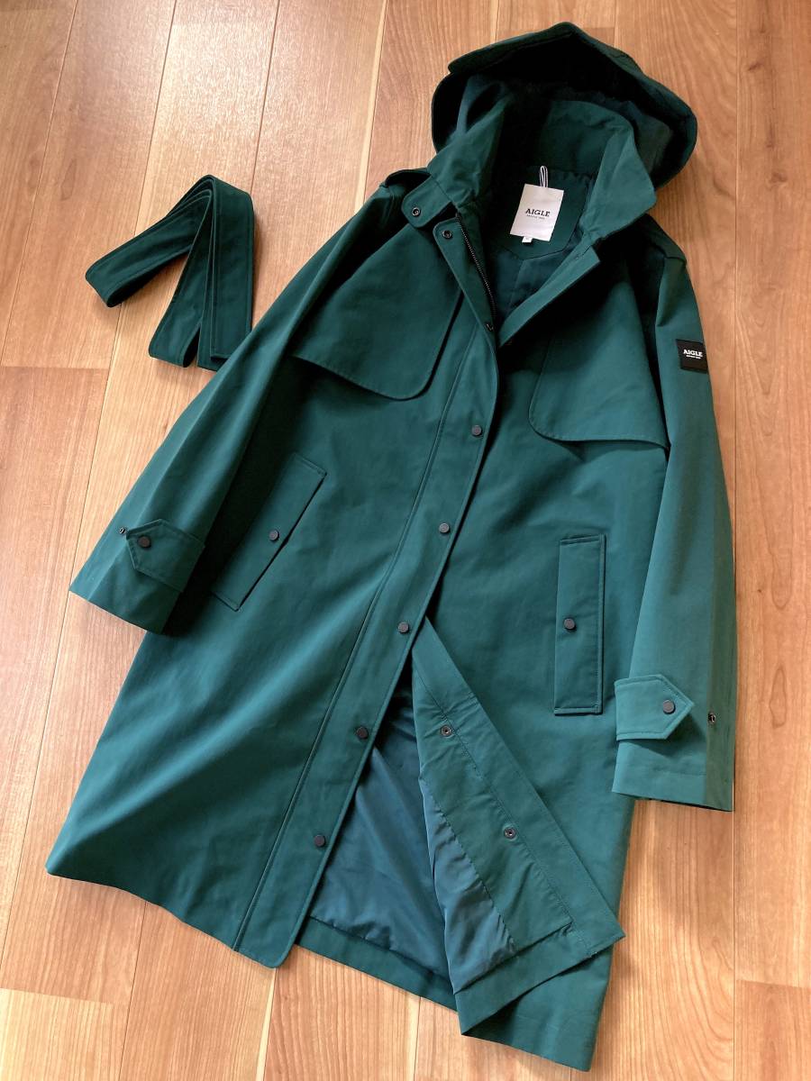 5,0万☆ AIGLE / 高撥水 2way オベステゥ コート / ダーク 5,0万☆ AIGLE / 高撥水 2way オベステゥ コート / ダーク