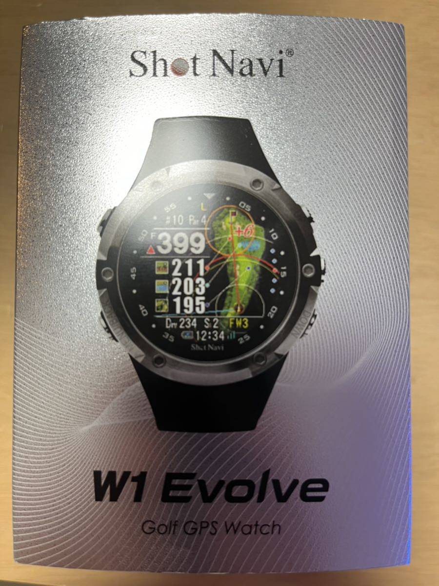 中古 Shot Navi W1 Evolve ホワイト×ブラック_画像8