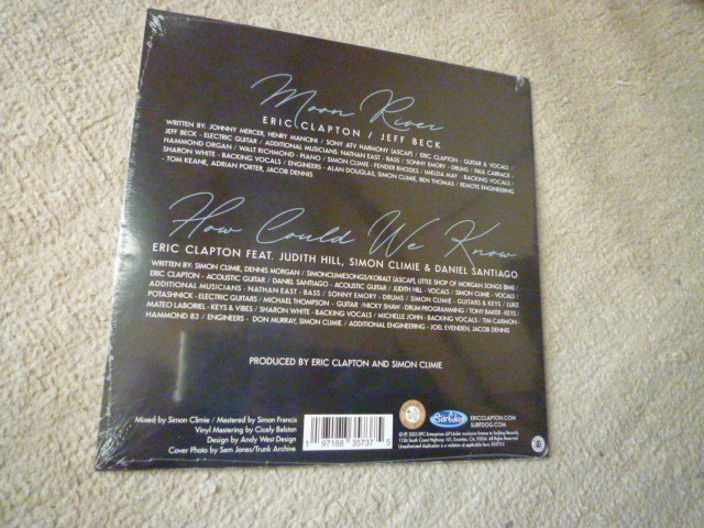 新品　Moon River Eric Clapton & Jeff Beck 限定盤　7インチ 　エリッククラプトン　ジェフベック_画像2