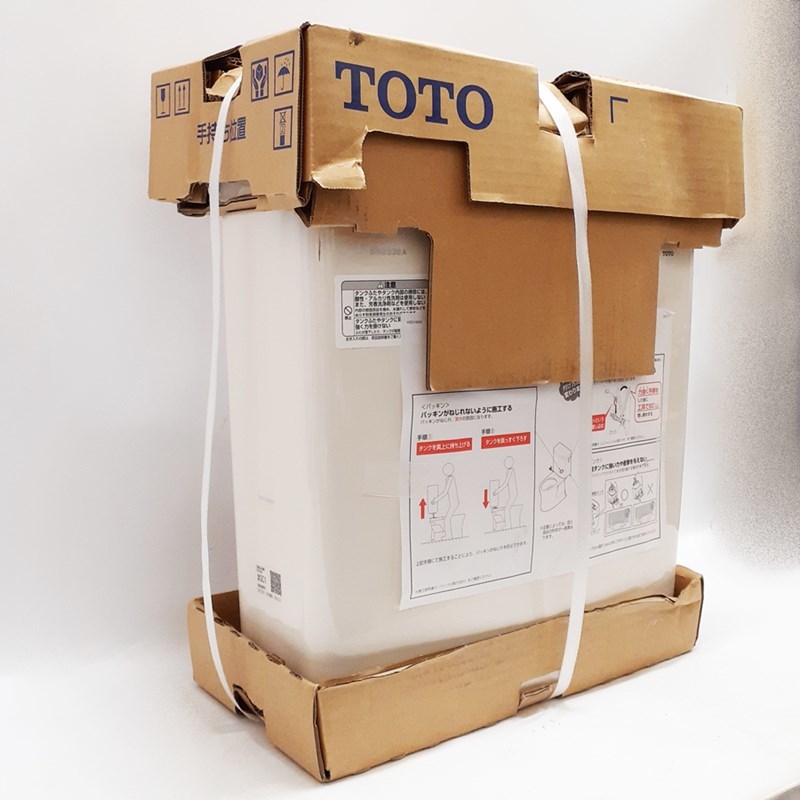 (未開封) TOTO ピュアレストQR 便器セット SH233BA + CS232B 手洗付密結タンク+床置床排水大便器 #SC1 パステルアイボリー_画像5