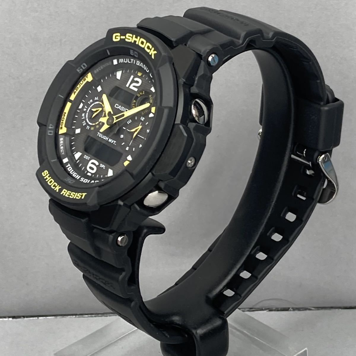 未使用同様極美品G-SHOCK GW-3500B-1AJF スカイコックピット タフソーラー 電波受信 電波ソーラー マルチバンド6 ブラック 反転液晶_画像7