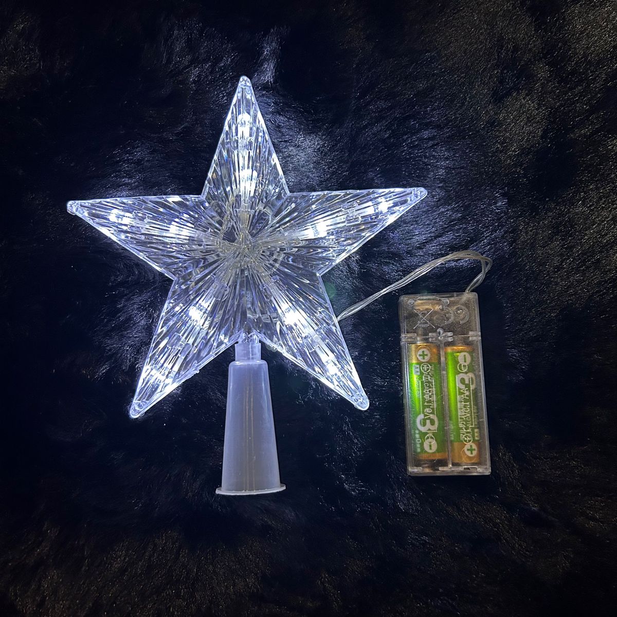 クリスマス　ツリー　ツリートップ　オーナメント　星　スター　飾り　led 電飾 イルミネーション LED