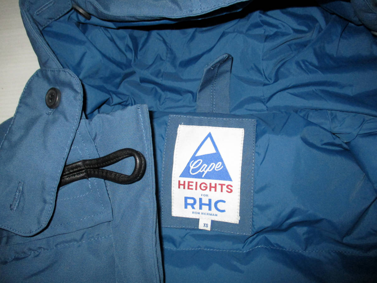 Cape Heights × RHC Ron Herman ケープハイツ×ロンハーマン ダウンコート ダッフル 　ブルー XS 　　 (2B　 ハ_画像7