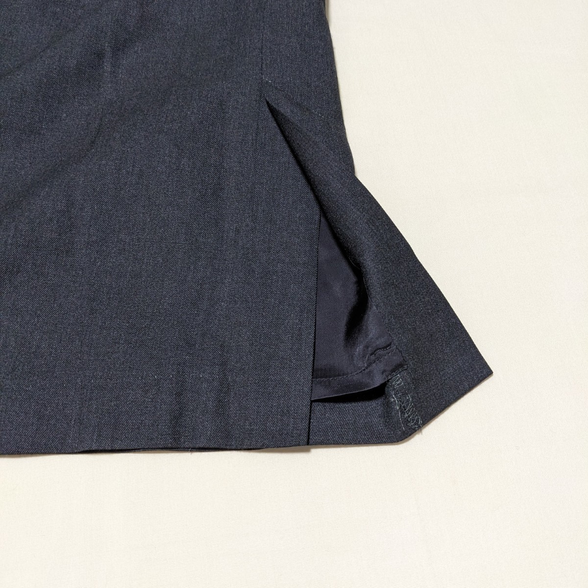 +FZ177 ensuiteen Suite формальный женский TL7 L XL колени длина юбка серый одноцветный бизнес церемония 