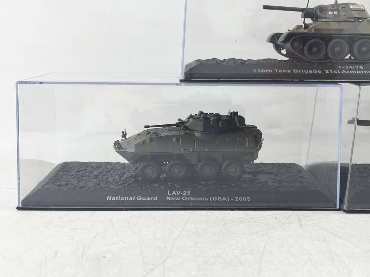 デアゴスティーニ　コンバット・タンク・コレクション 1/72 メルカヴァMkIII T-34/76 M109A6 パラディン LeclercT5 LAV-25 1円～_画像4