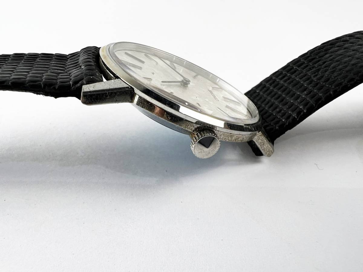 未使用 SEIKO セイコー 2220-0430 CHARIOT シャリオ メンズ 腕時計 手巻き式 シルバー 白文字盤 ビンテージ　アンティーク_画像2