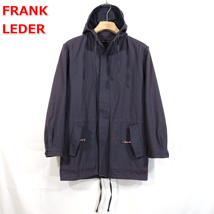 【良品】フランクリーダー　フーデッドジャケット　FRANK LEDER　サイズＸＳ　ネイビー_画像1