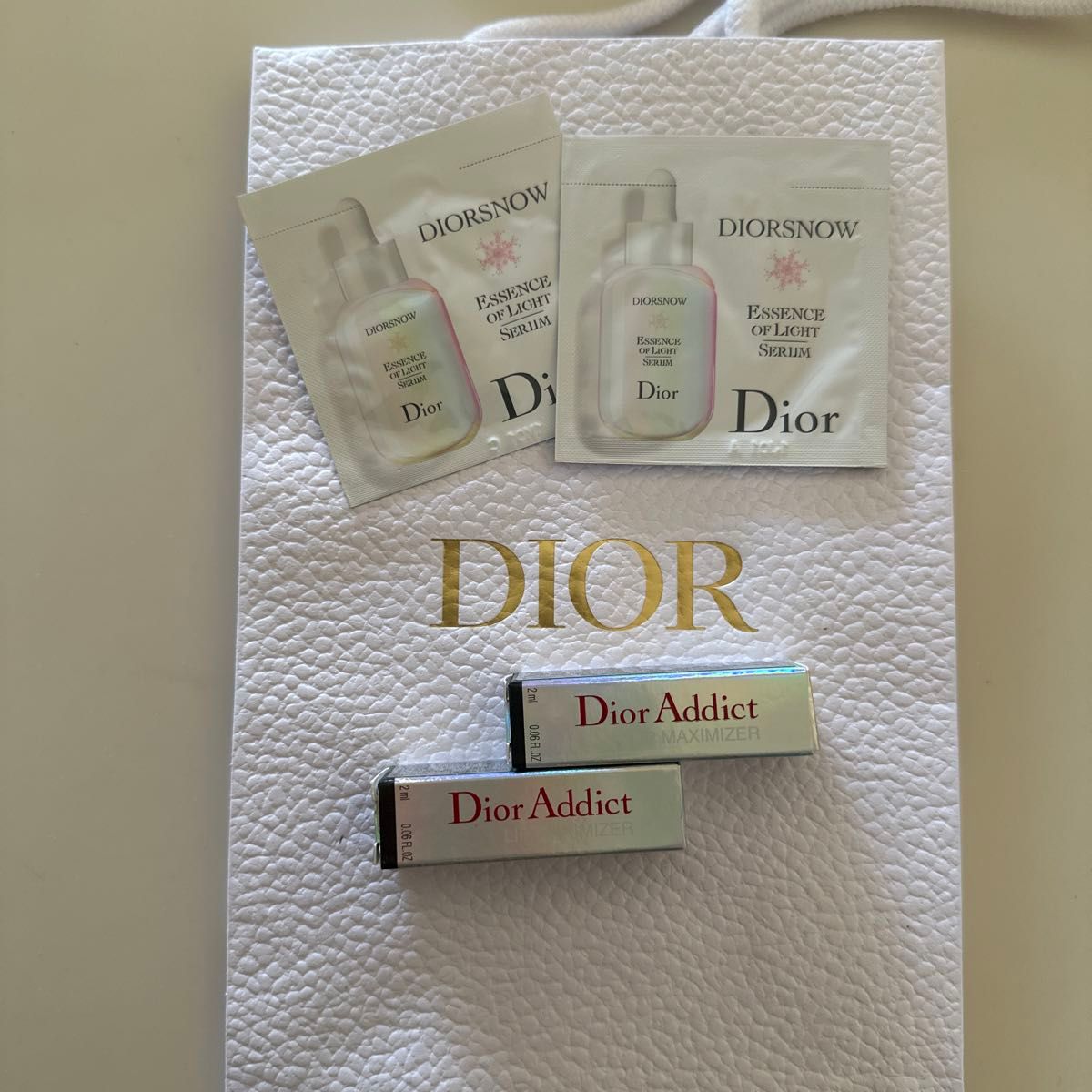 Dior ディオール アディクト リップ マキシマイザー 001 ミニ　2個(サンプル、ショップ袋付き)