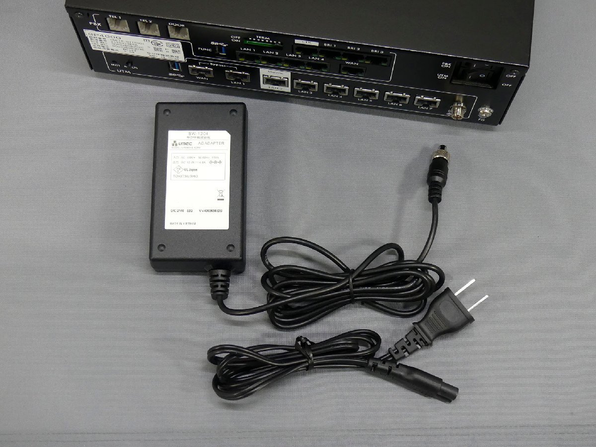 SAXA UTM一体型 IP-PBX SP4000 UTM ライセンス2029年1月 サクサ ネットワークセキュリティ対策製品 中古 初期化済み 現状渡し J〇 送料無料の画像4