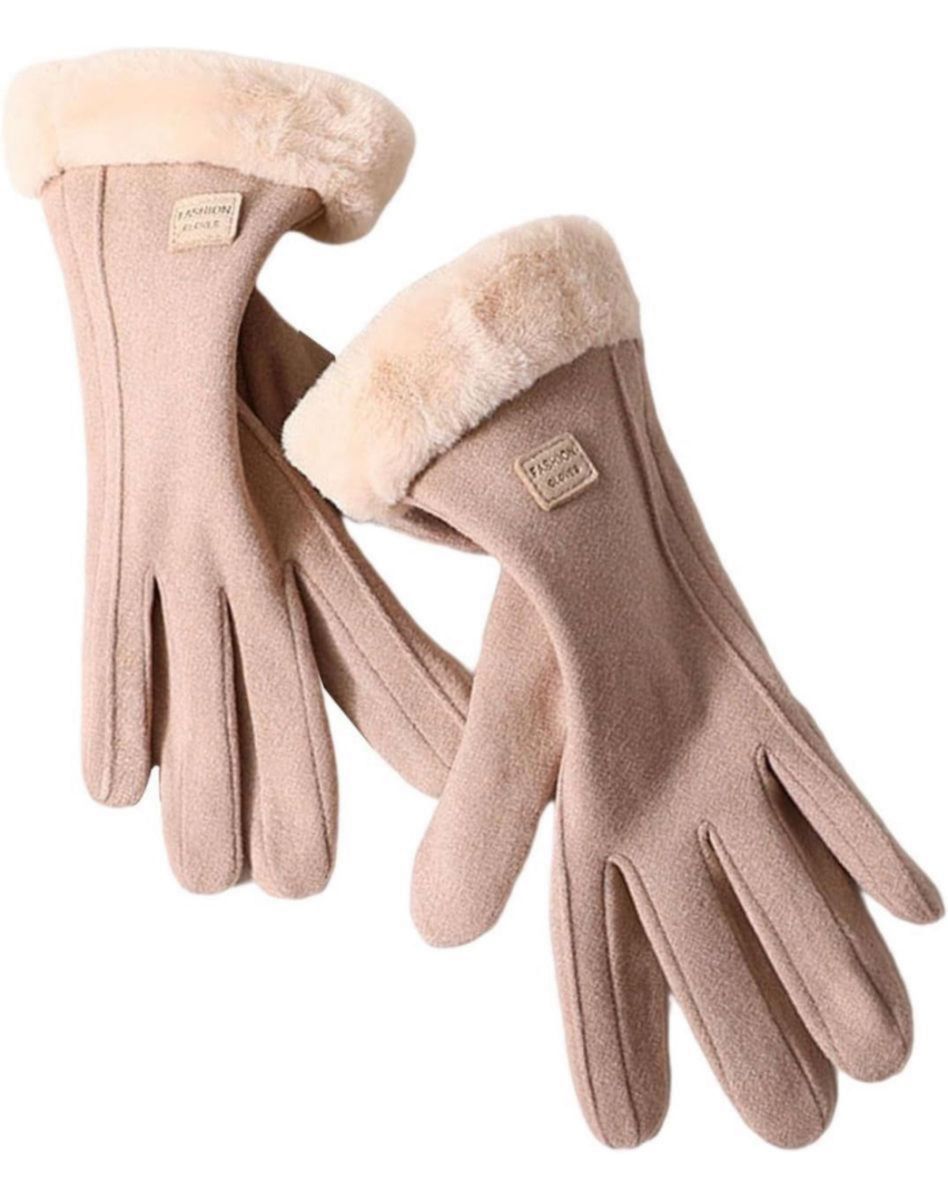 【セール中】手袋　レディース暖かい手袋防風キープベルベットファッション軽量冬 防寒