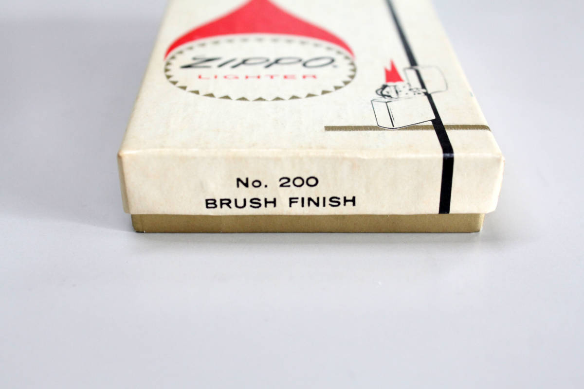 ②☆Zippo/ジッポー☆オイルライター☆BRUSH FINISH/ブラッシュフィニッシュ/No.200☆ブラック/黒☆箱入り☆☆_画像10