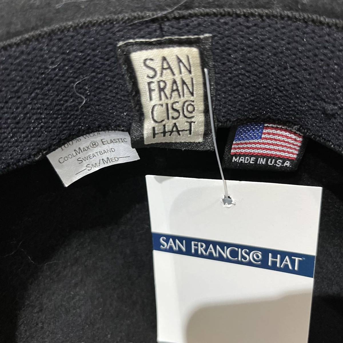  new goods SANFRANCISCO HAT San Francisco hat USA made wool felt hat drill hat mountain hat 4DENT wide‐brimmed sphere mc2368