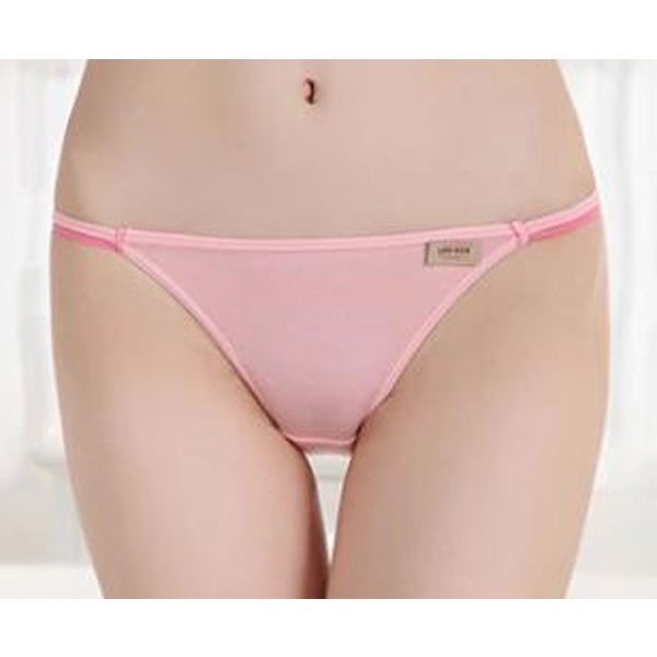送料無料 デイリーユース用 超浅 ひも ビキニ 薄ピンククロッチ濃ピンク XLサイズ ショーツ パンティー pantiesの画像3