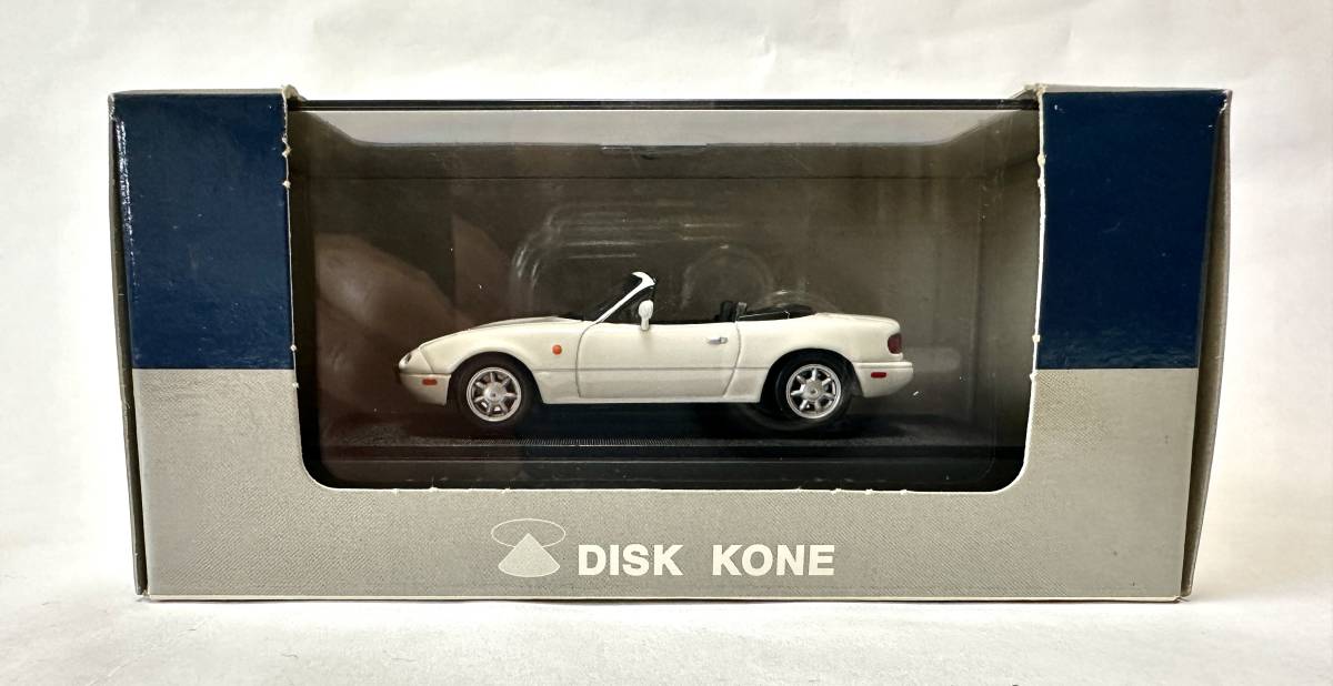 ★希少★EUNOS ROADSTER White 1/43 トイザらス限定 DISK KONE箱 ユーノスロードスター　コレクション放出中_画像1