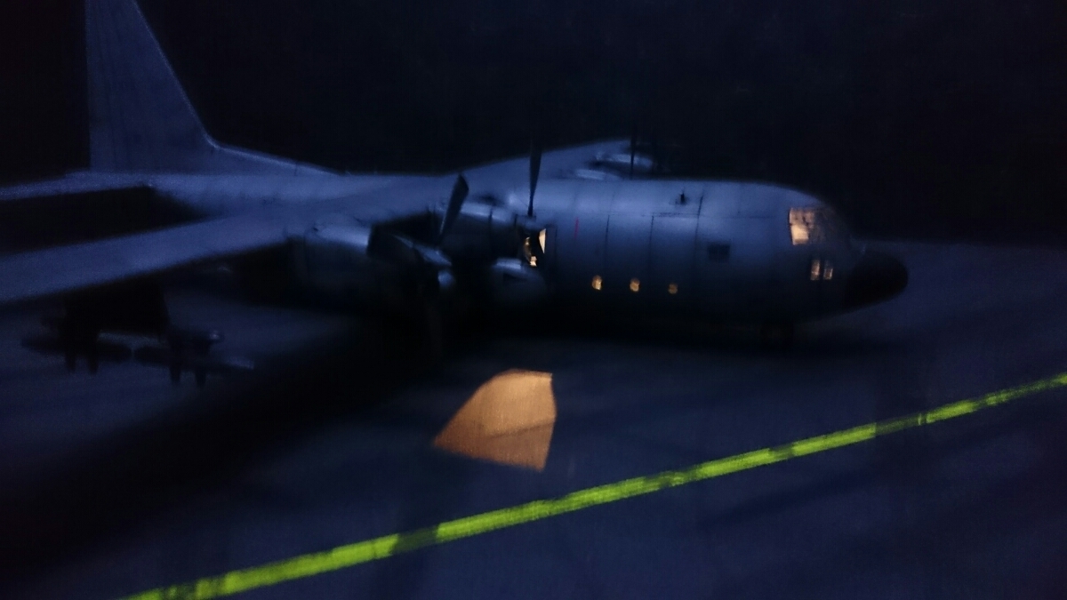 1/48ita rely Lockheed AC-130 is -kyu Lee z gun sip painting finished work 