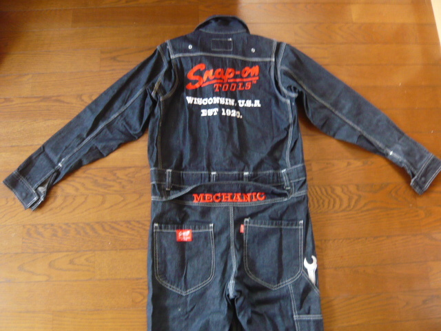 *Snap-on* Snap-on * coveralls * limitation * all embroidery * old Logo * mechanism nik wear * overall * Denim *S size * unused * rare *