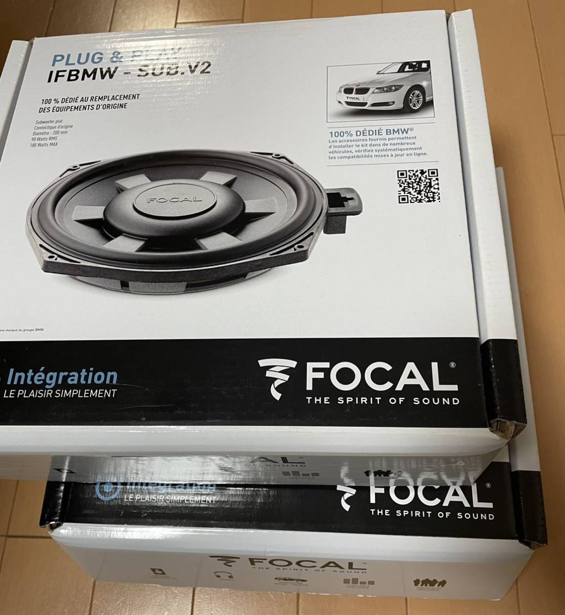 FOCAL スピーカー IFBMW-SUB.V2 美品 2個セット_画像1