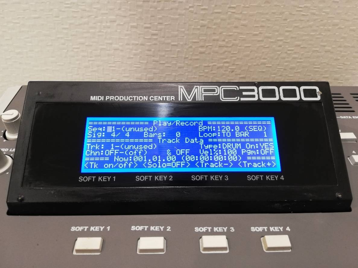 AKAI MPC3000 Vailix OS 3.5 memory 32MB custom color LED panel MO Drive installing 