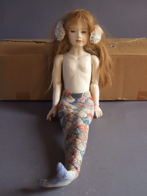 追視人魚の球体関節人形作家伊藤澪作64cm少女人形ヴィンテージ 追視人魚の球体関節人形作家伊藤澪作64cm少女人形ヴィンテージ