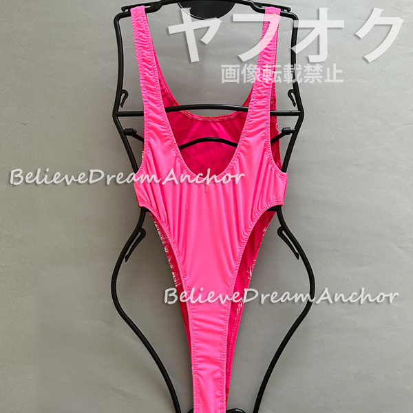 *新品*キャンギャル セクシー 超ハイレグ レオタード*バドガール*水着 ワンピース コスプレ レースクイーン グラビア モデル ロゴ プリント_画像2