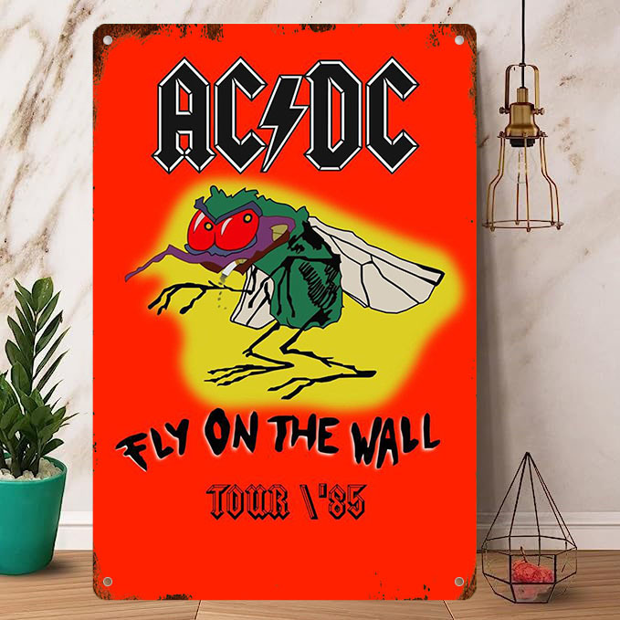 Rock Poster/ロックポスター【 AC/DC / エーシー・ディーシー 】ブリキ看板/雑貨/ヴィンテージ/メタルプレート/レトロ/アンティーク風 -7_画像1