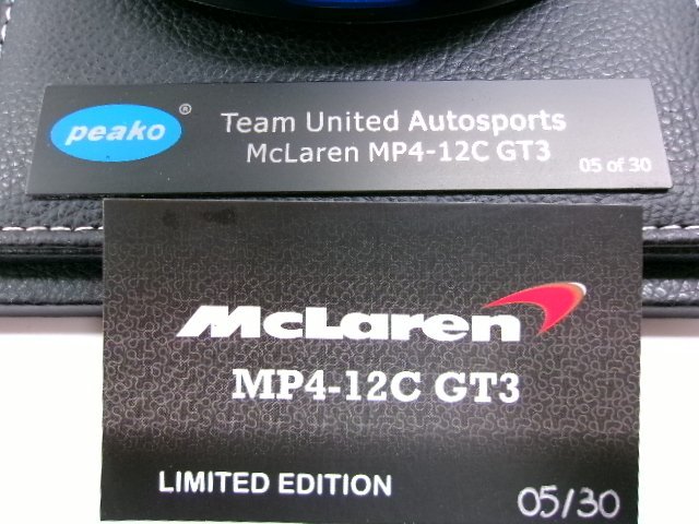 ピーコ 1/18 マクラーレン MP4-12C GT3 #22 United AutoSports Blancpain Monza 2012 (5125-508)_画像10