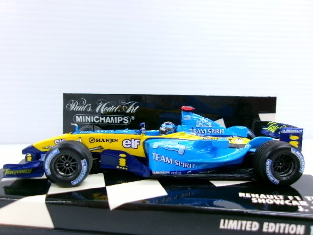 ミニチャンプス 1/43 ルノー F1 チーム ショーカー 2004 #7 J.トゥルーリ (8179-464)_画像3
