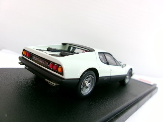アイドロン 1/43 フェラーリ 365 GT4 BB 1973 ホワイト/ブラック (2255