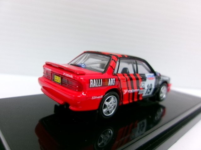 パラゴン 1/64 三菱 ギャラン VR-4 1992年 RACラリー #19 ADVAN (4122-236)_画像2