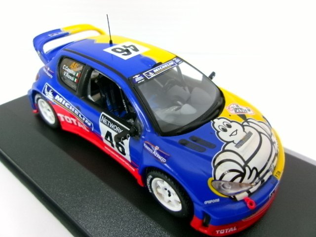 イクソ 1/43 プジョー 206 WRC #46 グレートブリテン 2002 V.ロッシ (6144-141)_画像5