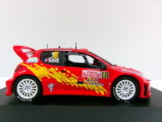 イクソ 1/43 プジョー 206 WRC #61 モンテカルロラリー 2005 D.オリオール (6144-123)_画像3