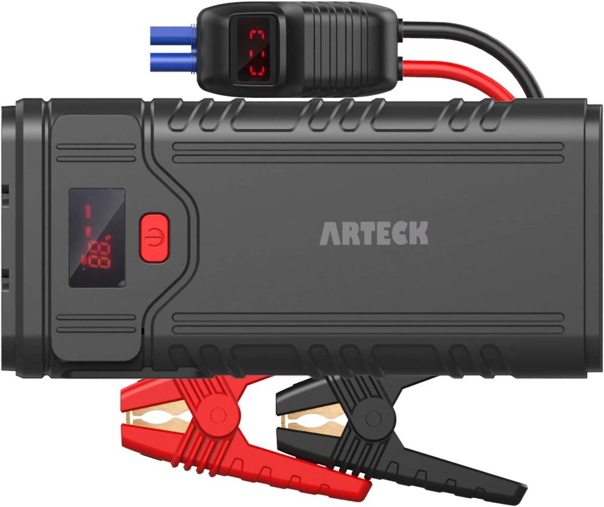 【新品】Arteck ジャンプスターター 22400mAh 2000Aピーク電流 12V 車用エンジンスターター モバイルバッテリー 日本語取説付き_画像1