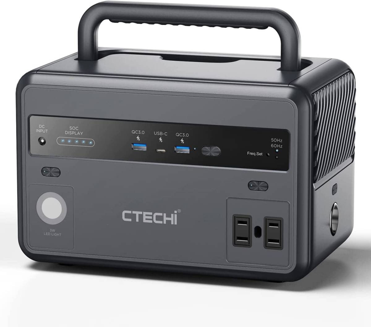 【新品】CTECHi ポータブル電源 GT300 96000mAh/299Wh 安全＆長寿命リン酸鉄リチウム パススルー機能付き キャンプ PSE認証済みの画像1