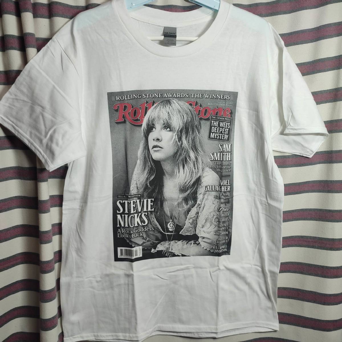 スティーヴィーニックス Stevie Nicks バンドTシャツ Rolling Stone表紙【Lサイズ】 送料無料☆新品 フリートウッドマック　Fleetwood Mac_画像1