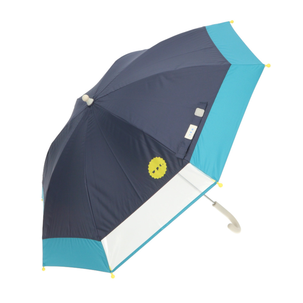 * темно-синий зонт Kids почтовый заказ детский мужчина девочка зонт от дождя длинный зонт ребенок 50cm рука открытие стиль ... ребенок . дождь двоякое применение uv cut одноцветный простой 