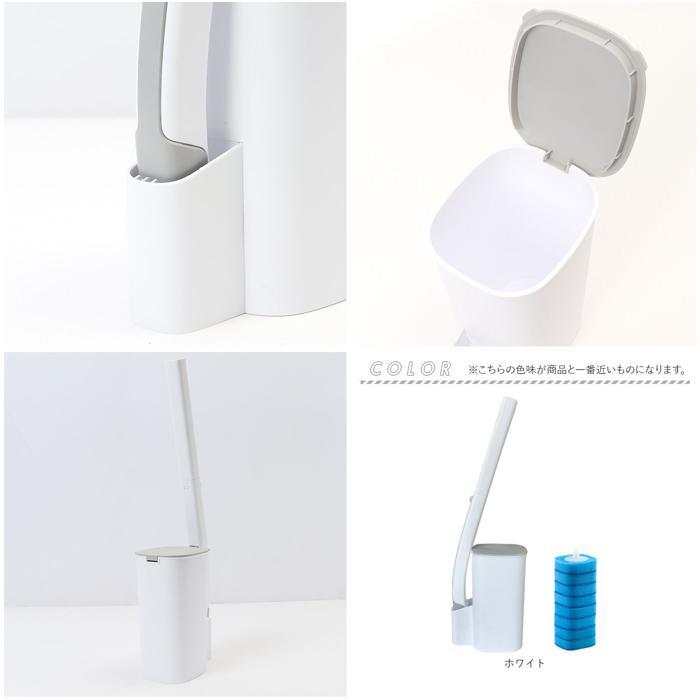 * white * toilet brush stylish pmybursh24 toilet brush set disposable stylish compact toilet cleaner storage case attaching 
