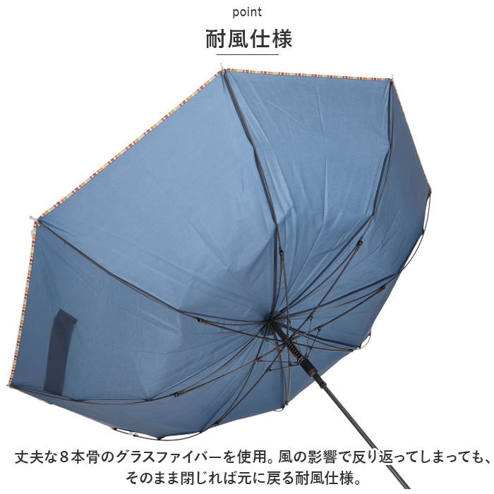 *re Dubai pin g/ navy * open . large gentleman enduring manner umbrella 65cm powerful water-repellent umbrella men's 65 centimeter umbrella umbrella enduring manner umbrella Jump umbrella 