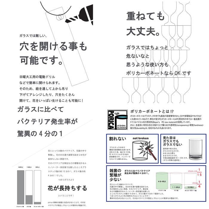 ☆ ブラック 花瓶 おしゃれ 通販 割れない 一輪挿し プラスチック ガラス 風 花びん ポリカーボネート花器 フラワーベース シリンダー 大_画像9