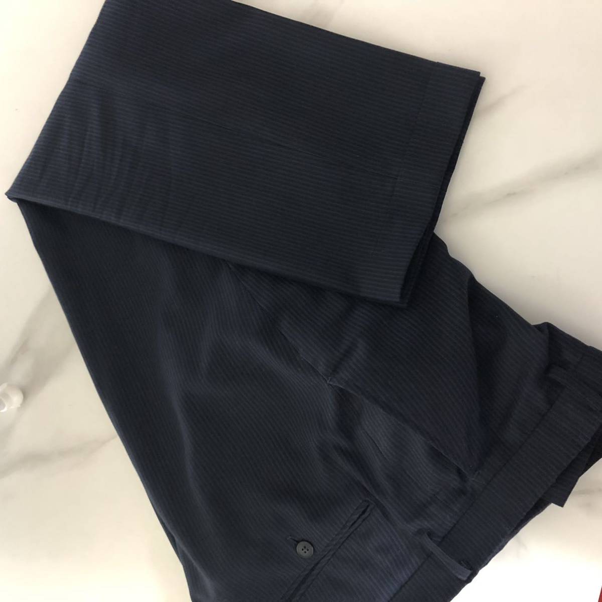 ◆◆◆LESMUES スーツのカンパニー　 AB5 メンズ　スーツセット　上品な濃紺　正規品_画像8