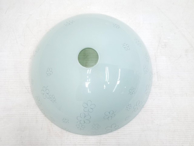 未使用品 強化ガラス製 手洗い ボウル 花柄 φ315×115mm 手洗い器 シンク 洗面器 ガラス トイレの画像4