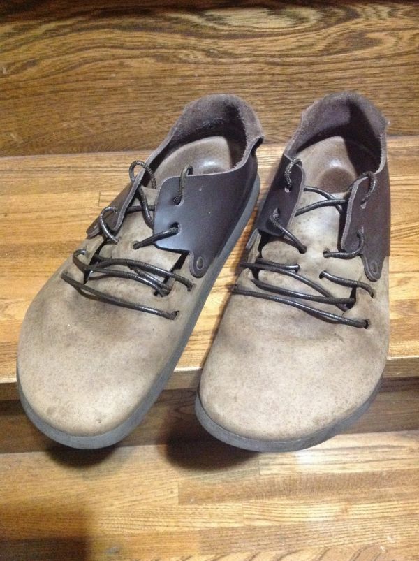 BIRKEN STOCK ビルケンシュトック ★ モンタナ ヌバック レザー 切替 茶 26