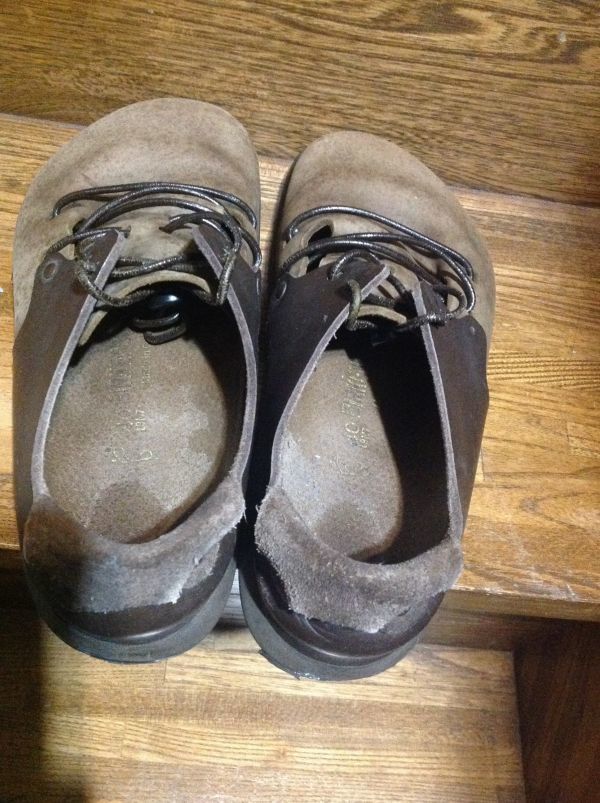 BIRKEN STOCK ビルケンシュトック ★ モンタナ ヌバック レザー 切替 茶 26