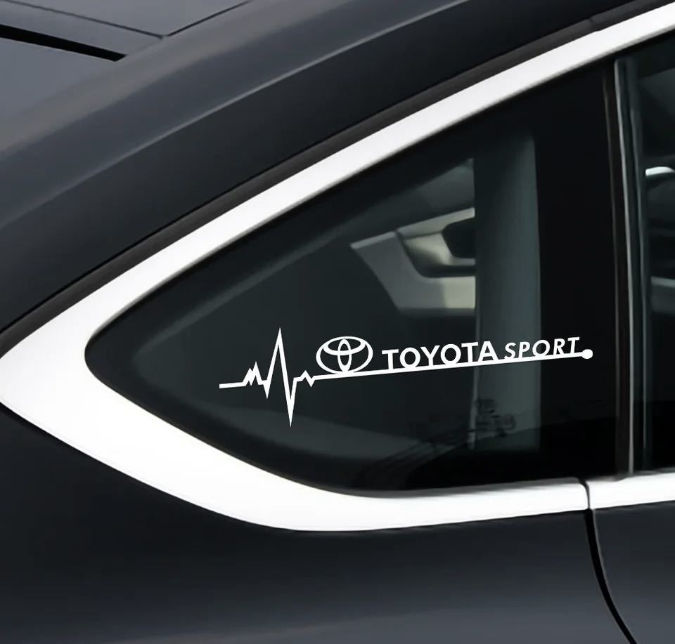 送料無料　トヨタ　TOYOTA　SPORTS　スポーツ　ステッカー　SUV　RAV4　プラド　ランクル　タコマ_画像2