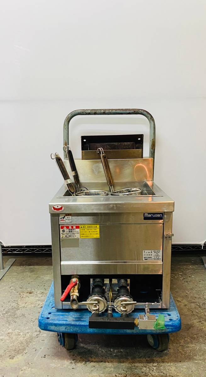 na973-1 Maruzen desk .. noodle machine MRK-045TB 2021 year made city gas (13A) W400×D544×H400(+BG100) eat and drink shop / kitchen / store / business use 