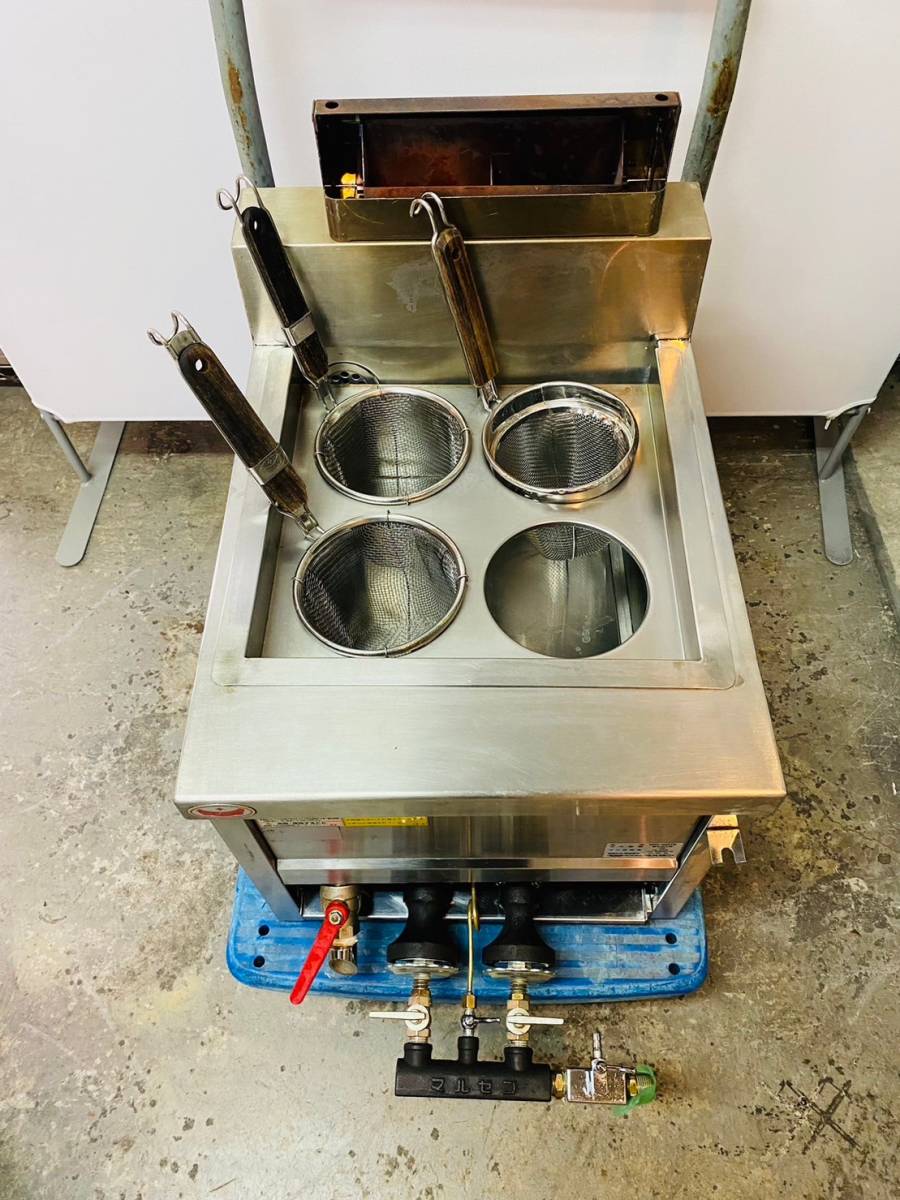 na973-1 Maruzen desk .. noodle machine MRK-045TB 2021 year made city gas (13A) W400×D544×H400(+BG100) eat and drink shop / kitchen / store / business use 