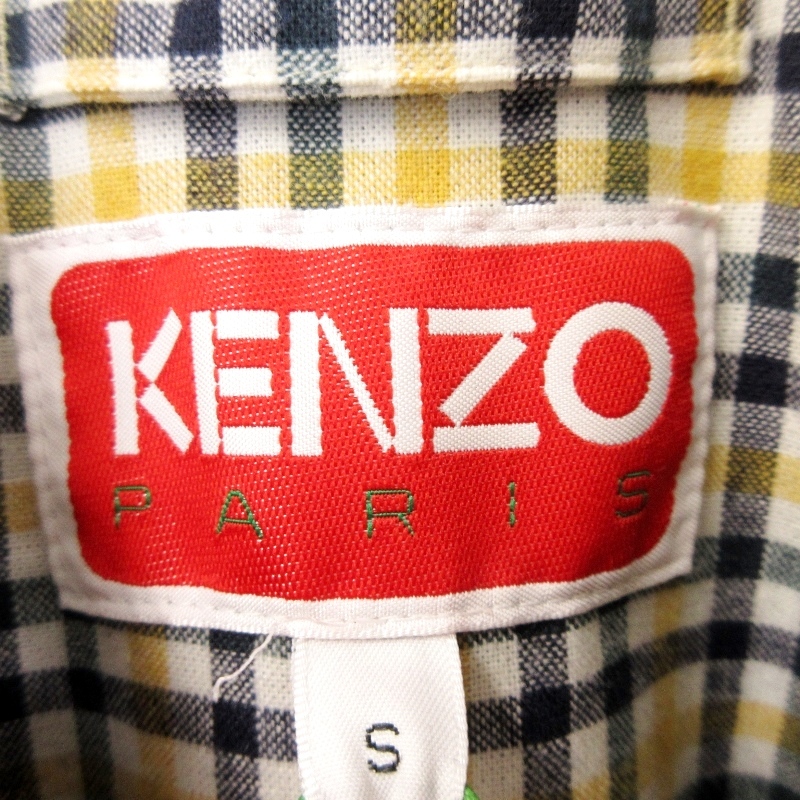 未使用 KENZO ケンゾー 23AW タイガー パッチ ハンティング ジャケット FD65VE2269OA TIGER PATCH HUNTING JACKET ベージュ S 20018091の画像6