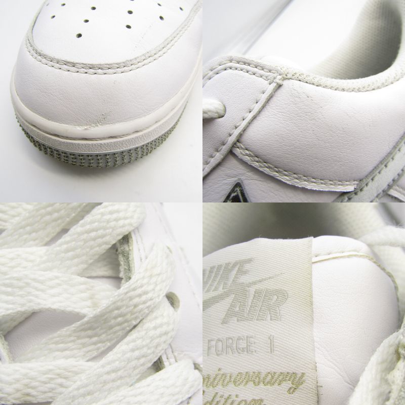 NIKE ナイキ 29cm AIR FORCE 1 LOW RETRO DZ6755-100 エアフォース1 COLOR OF THE MONTH WHITE/METALLIC SILVER 35002818_画像8