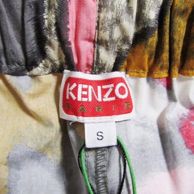 未使用 KENZO ケンゾー ショーツ FD65SH5029I1 KIMONO CAMO ELASTICATED SHORT キモノ カモ マルチカラー S タグ付き 27104811_画像7